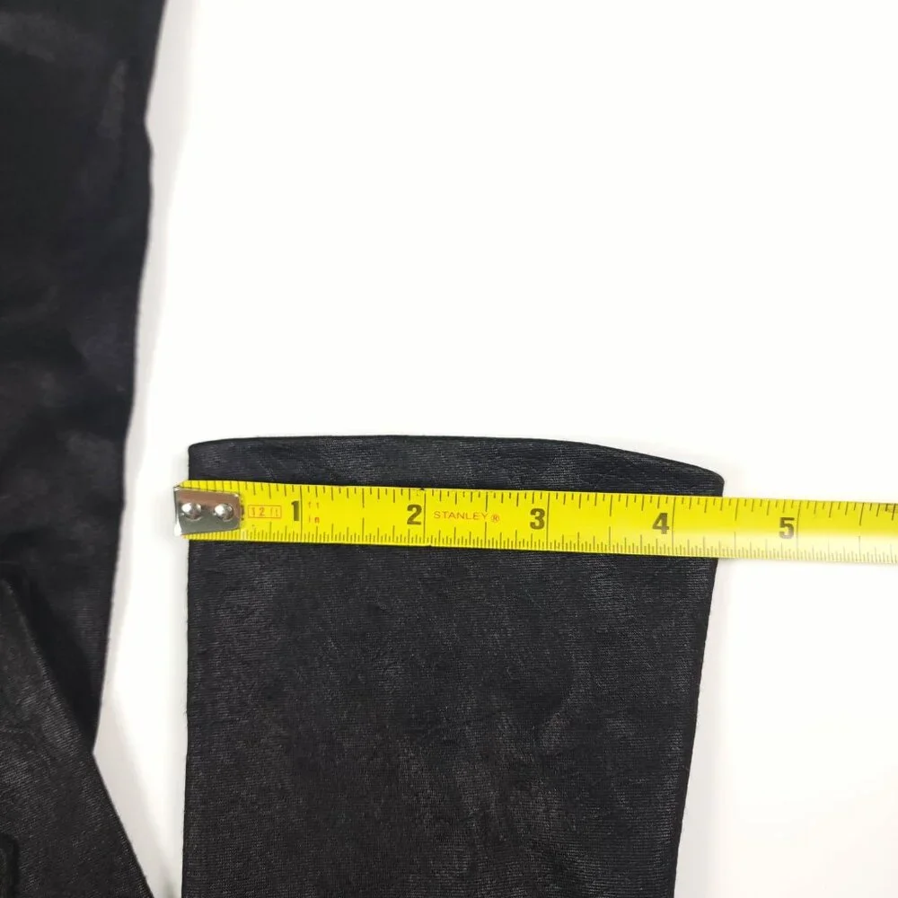 Vintage Hansen Mid Length Long‎ Black Gloves 14.5